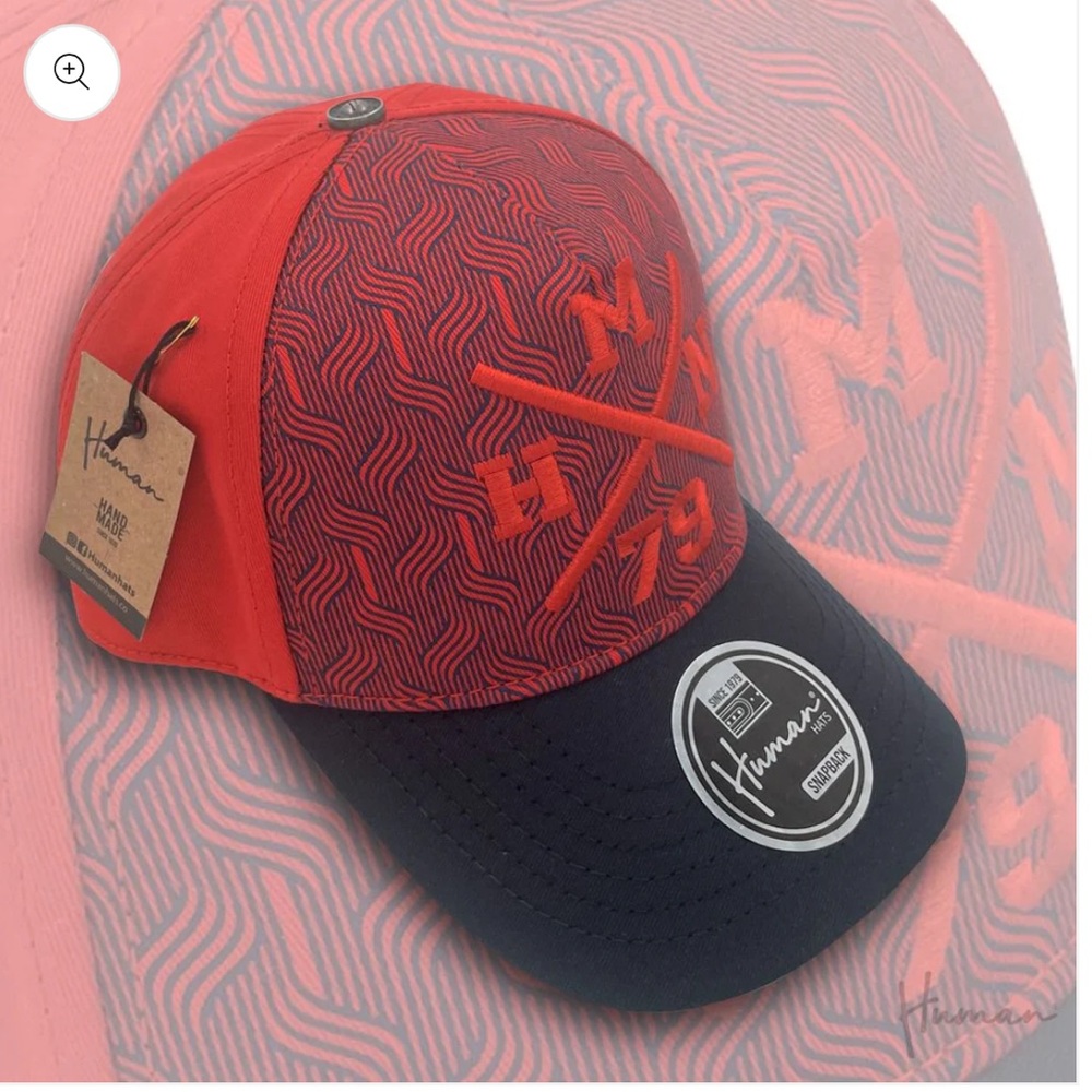 Human Hats Red and Black Brío Soul Cap